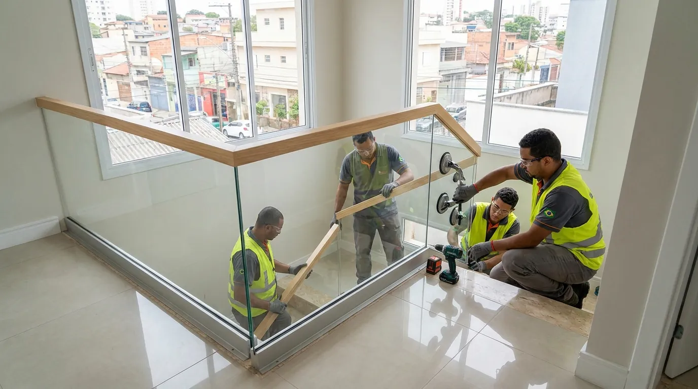 Instalação de Guarda-Corpo